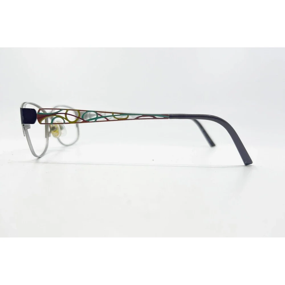 Wittnauer Eyeglasses Brown Hazel Filigree Temple Full Rim Frames 51-17-135